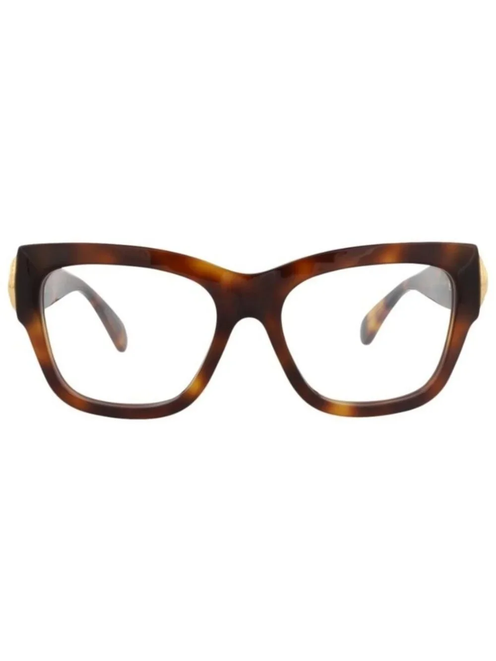 New Gucci Womens Square/Rectangle Havana Havana Transparent Fashion Designer Eye